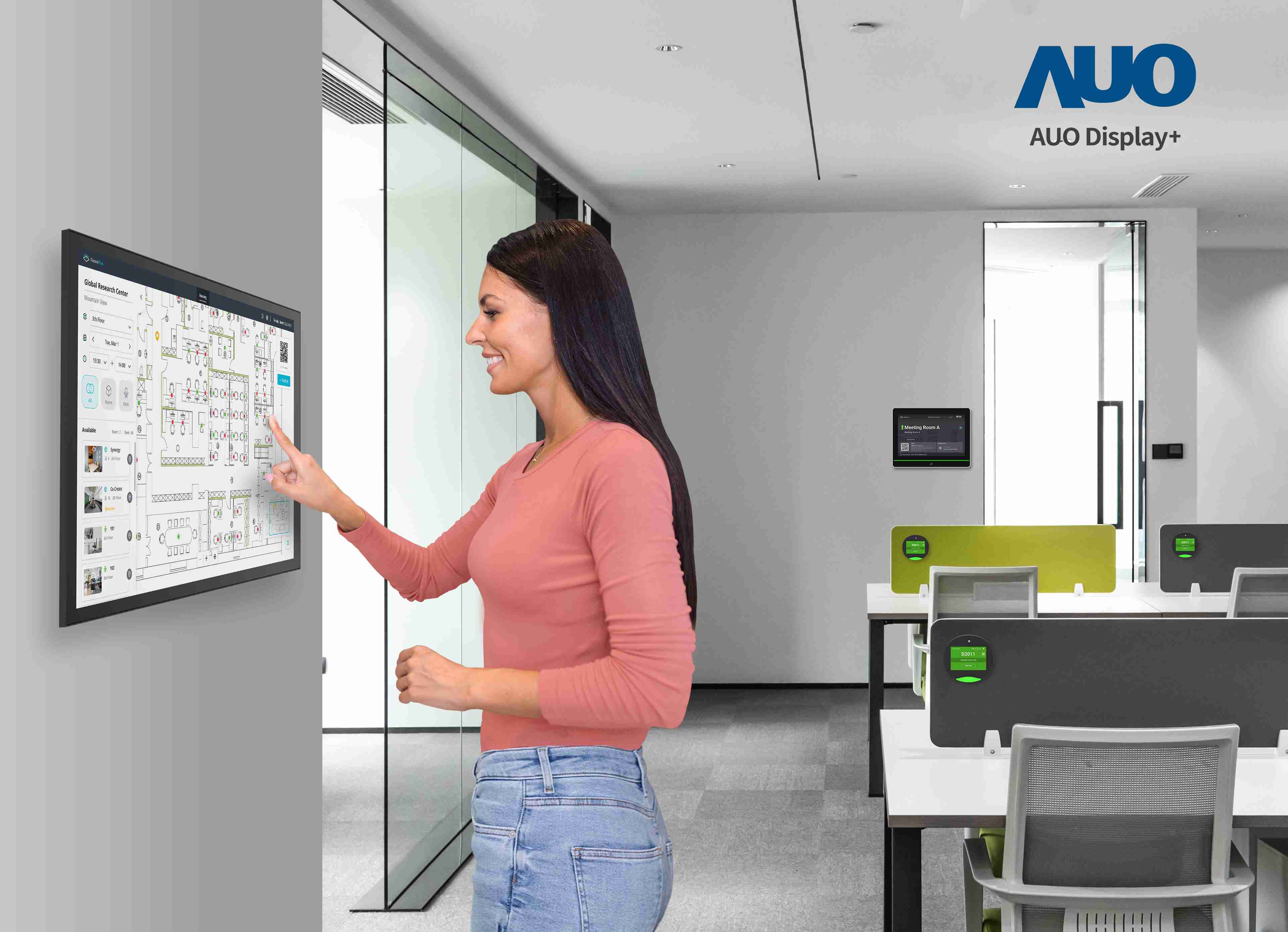 达擎会议空间管理解决方案可应用于空间预约和管理流程，，，将办公空间的查询、、、预约和保留等流程自动化，，，，为用户提供更灵活、、弹性的工作模式